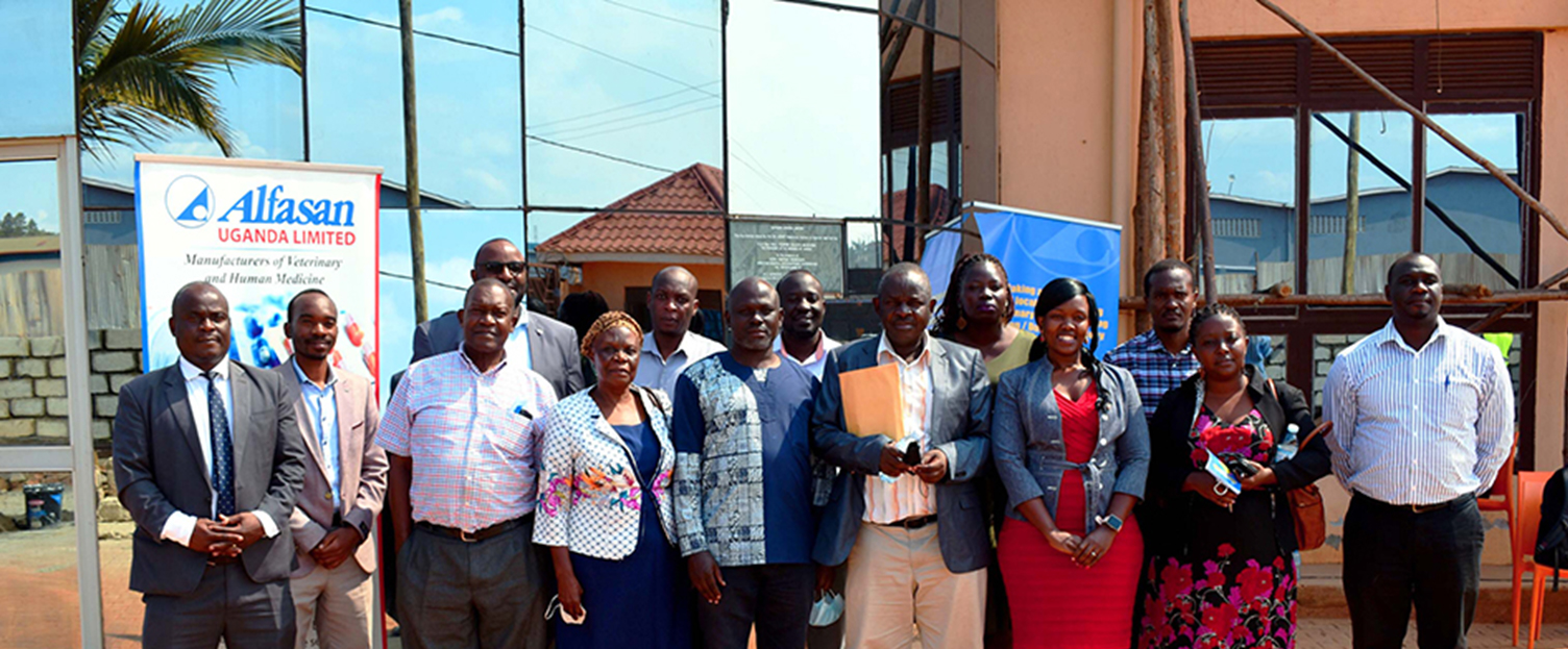 Group image of TicVac team at Alfasan Uganda factory